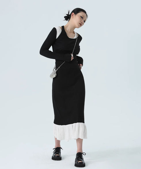 Contrast Slimming Knit Series